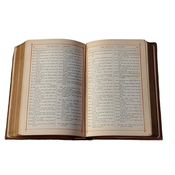 The Poetical Works of Alfred Lord Tennyson 1800 Gregorian HC Poetry Poems - Picture 13 of 15